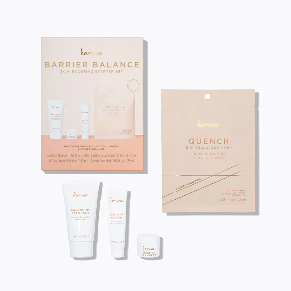 Karuna - Barrier Balance Skincare Set Age-Defying Essentials Skincare & Mask Set