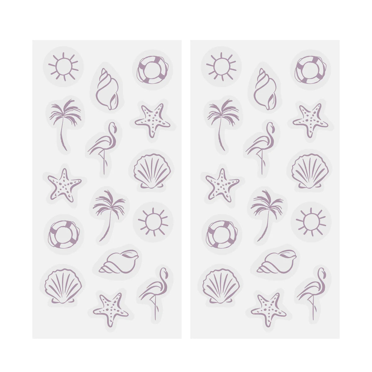 Barriere - Burn Notice UV Stickers - Beach Symbols