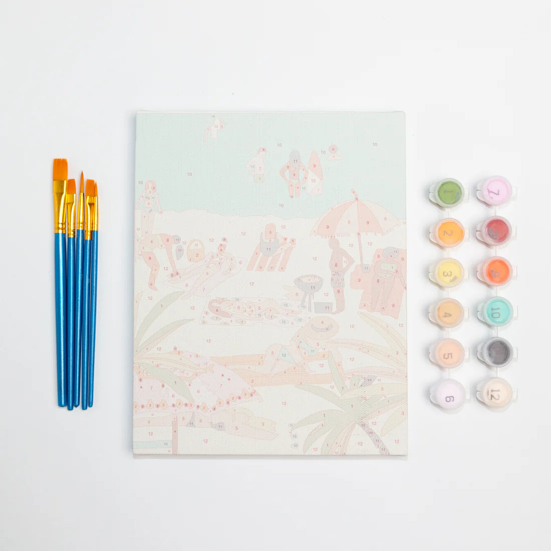Paint Anywhere - Beach Day by Hebe Studio Paint by Numbers Framed Mini (Add-On)