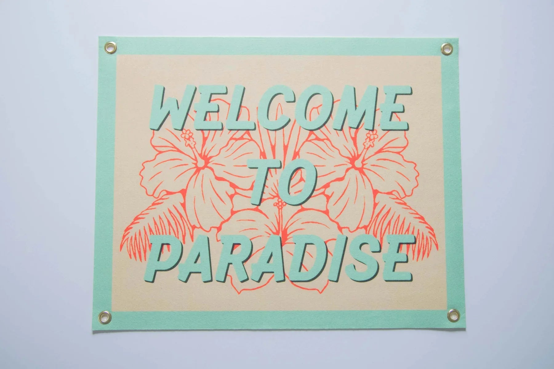 Benoit Designs - Welcome To Paradise Felt Banner (Add-On)