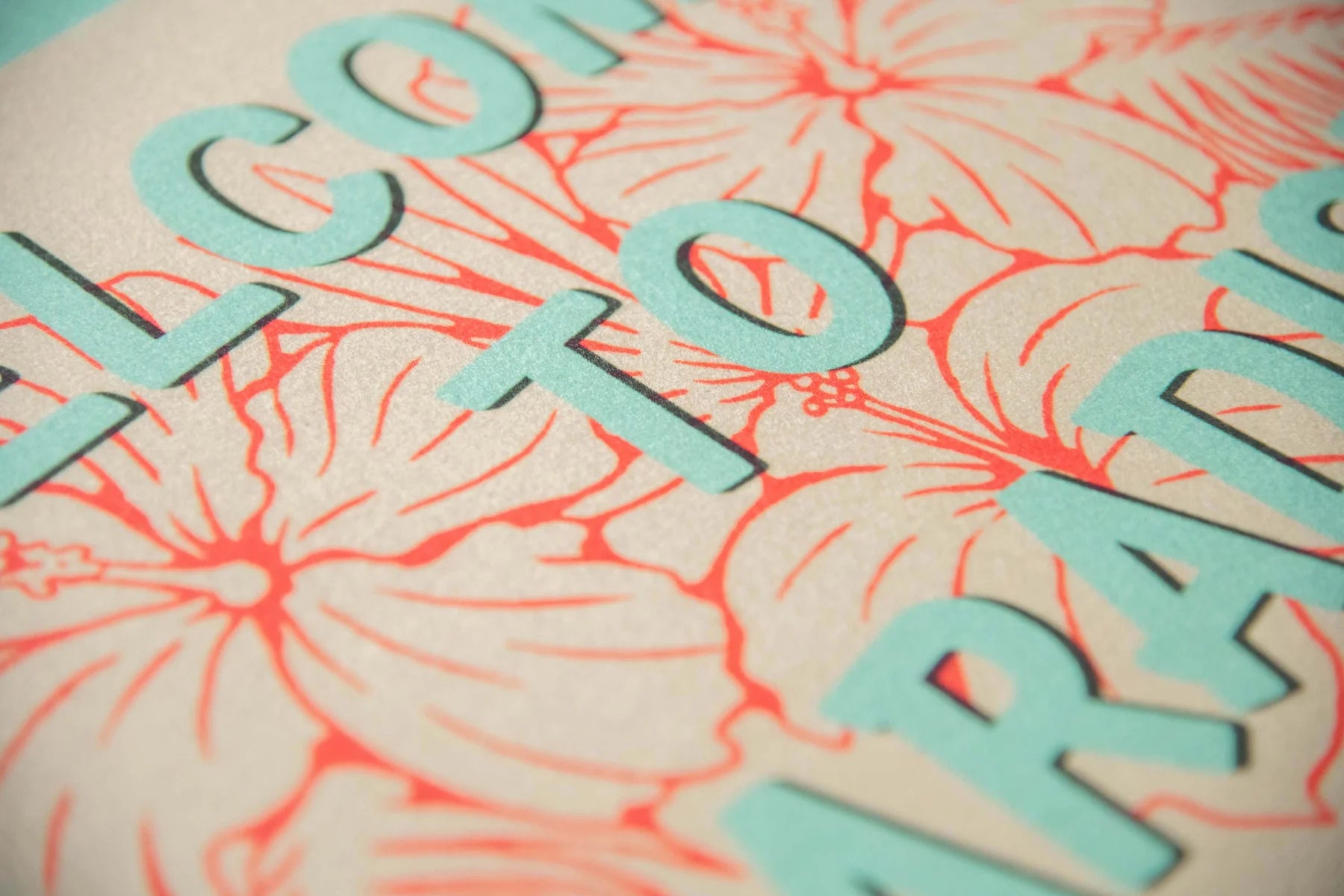 Benoit Designs - Welcome To Paradise Felt Banner (Add-On)