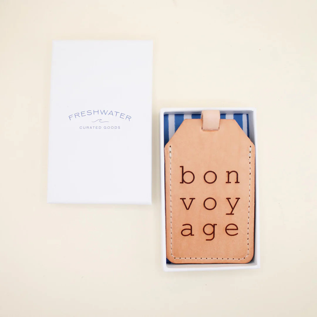Freshwater Curated Goods - Bon Voyage Luggage Tag (Add-On)