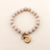 Freshwater Curated Goods - Seashell Charm Bracelet in Fossil (Add-On)