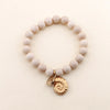 Freshwater Curated Goods - Seashell Charm Bracelet in Fossil