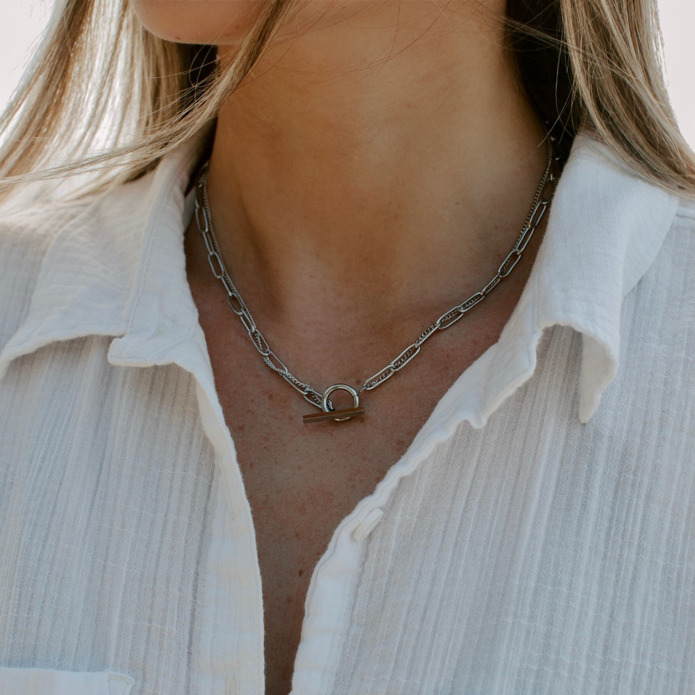 Alco - Built Different Double Necklace - Silver(Add-On)