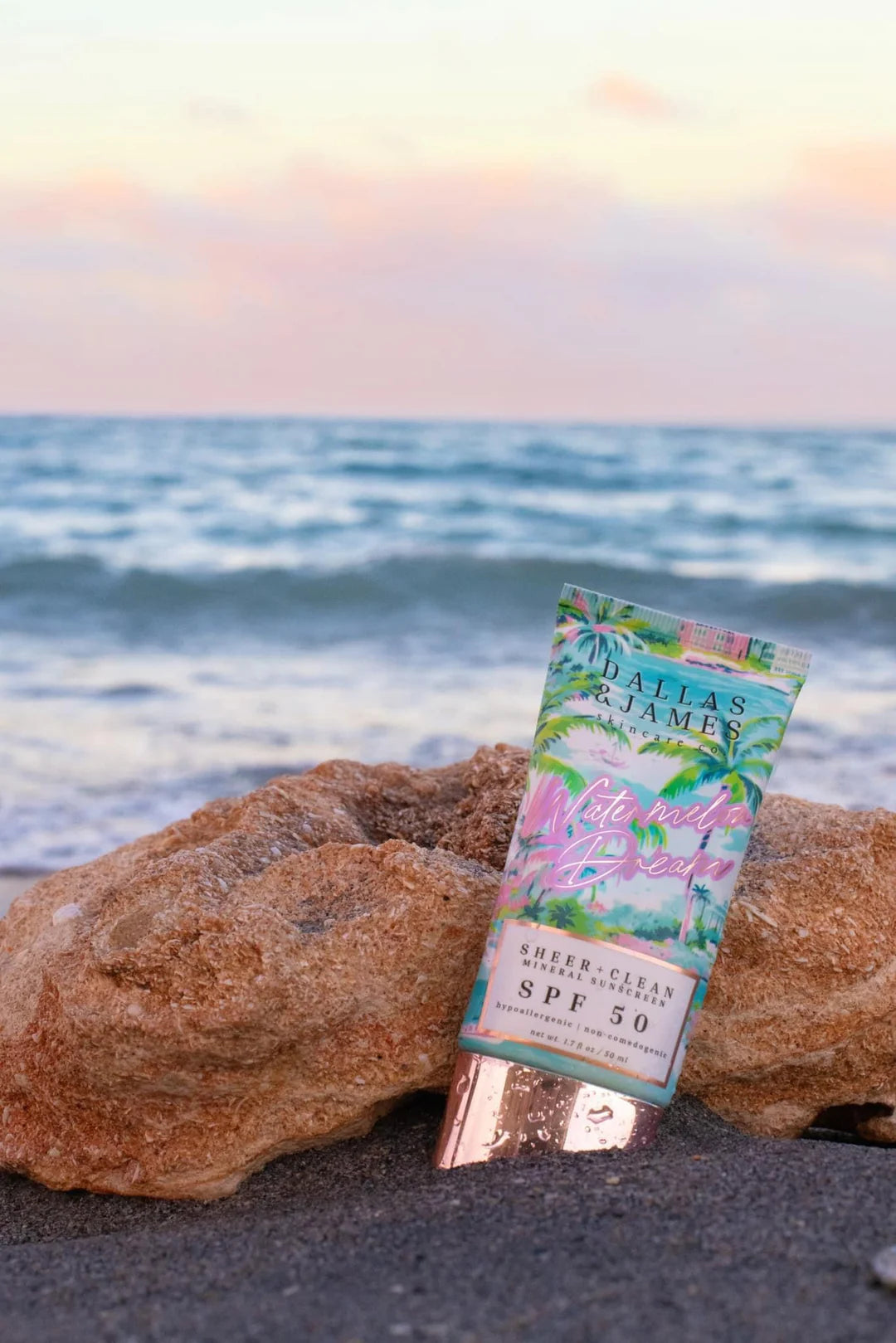 Dallas & James -  Watermelon Dream Sheer + Clean Mineral Sunscreen - SPF 50