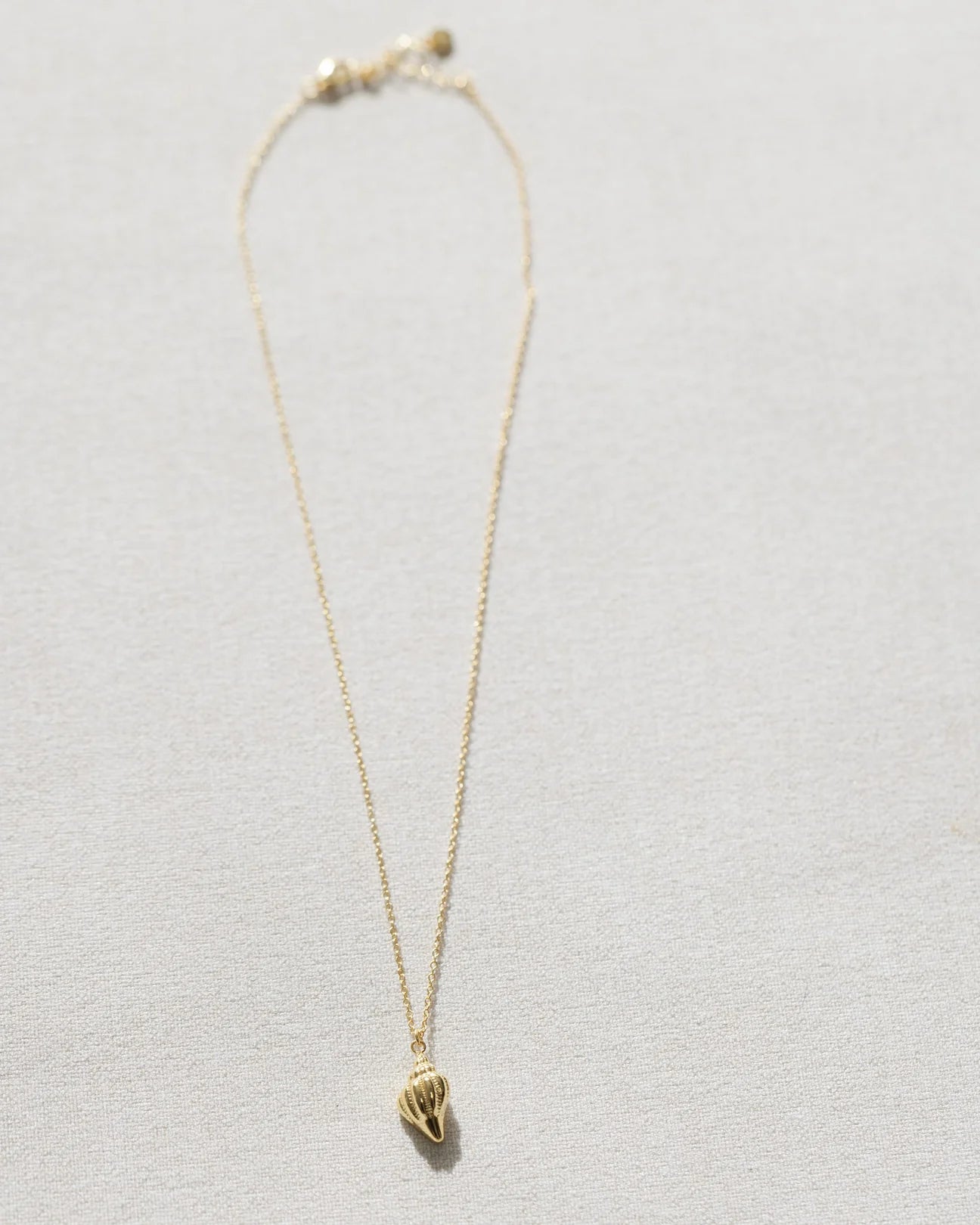 Coast + Cove - Gold Conch Shell Necklace (Add-On)