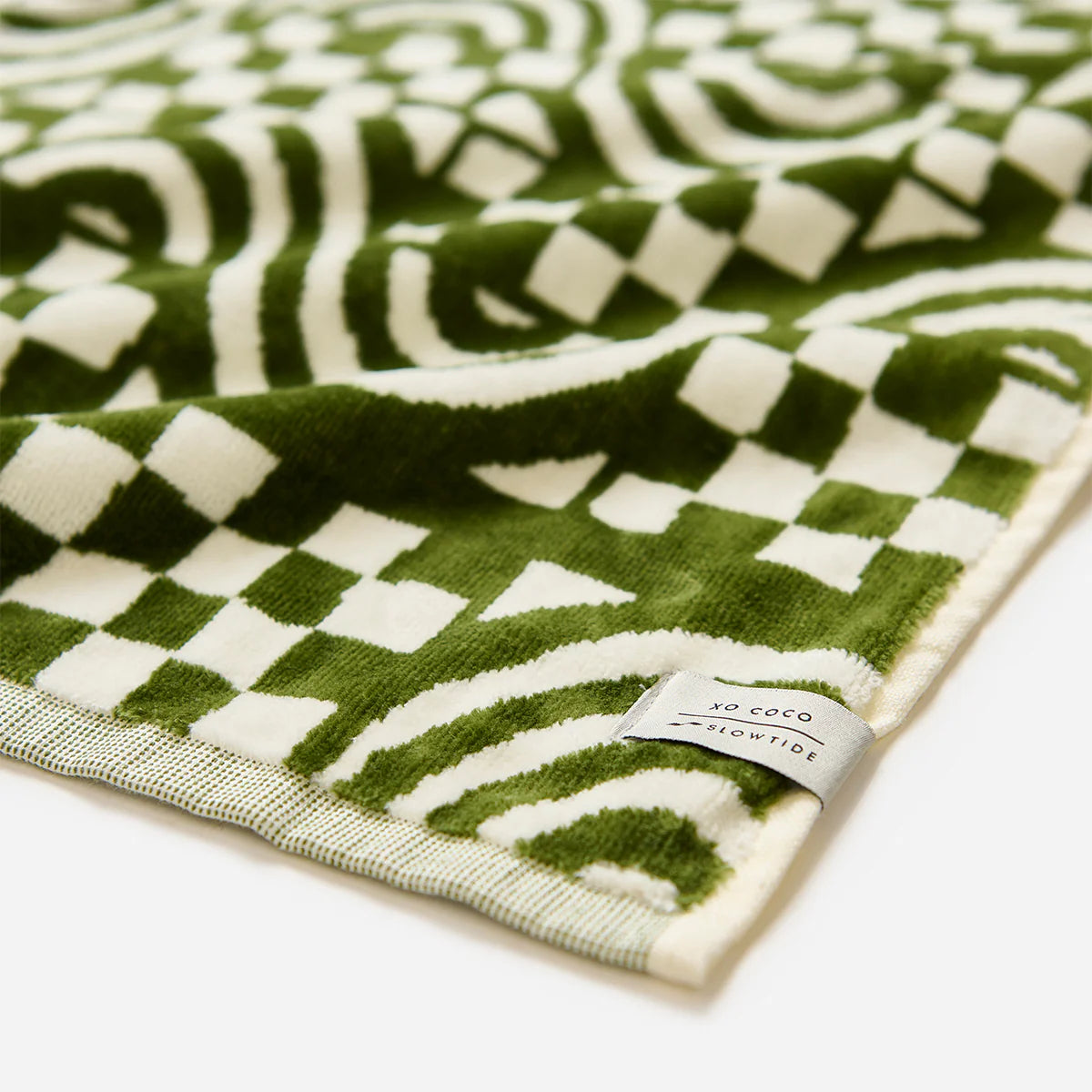 Coco Rainbow Woven Towel | Coco Ho x Slowtide - Olive