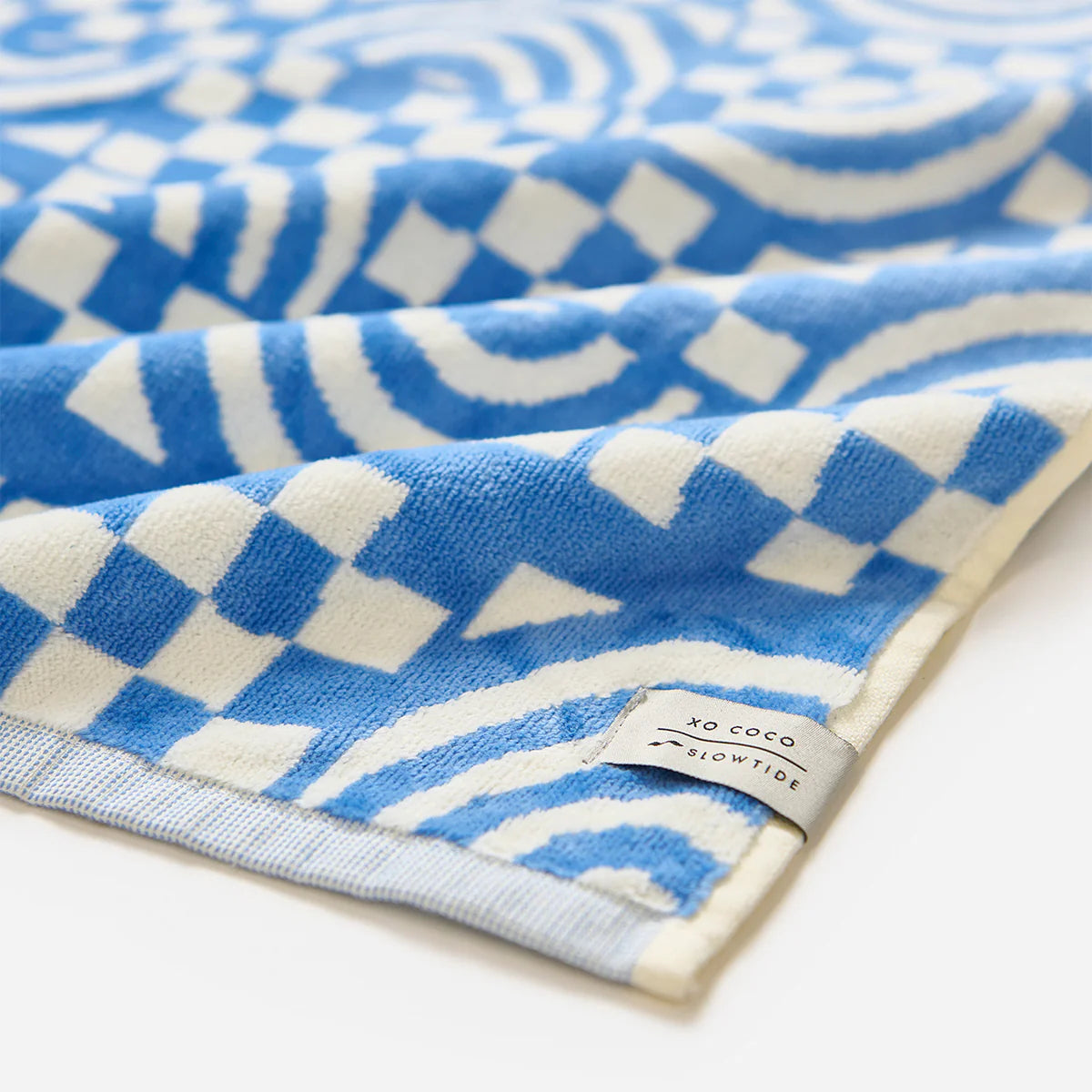 Coco Rainbow Woven Towel | Coco Ho x Slowtide - Periwinkle