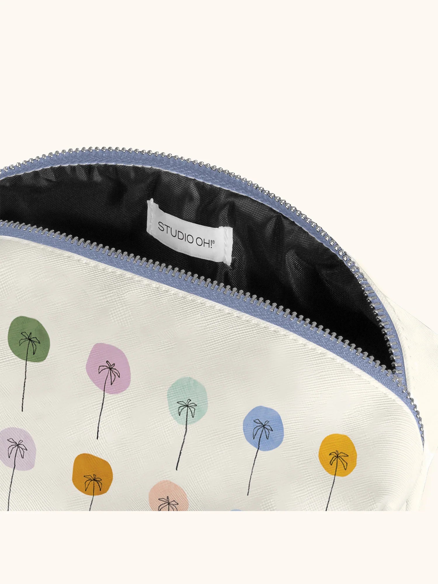 Studio Oh - Dotted Palms Loaf Cosmetic Bag