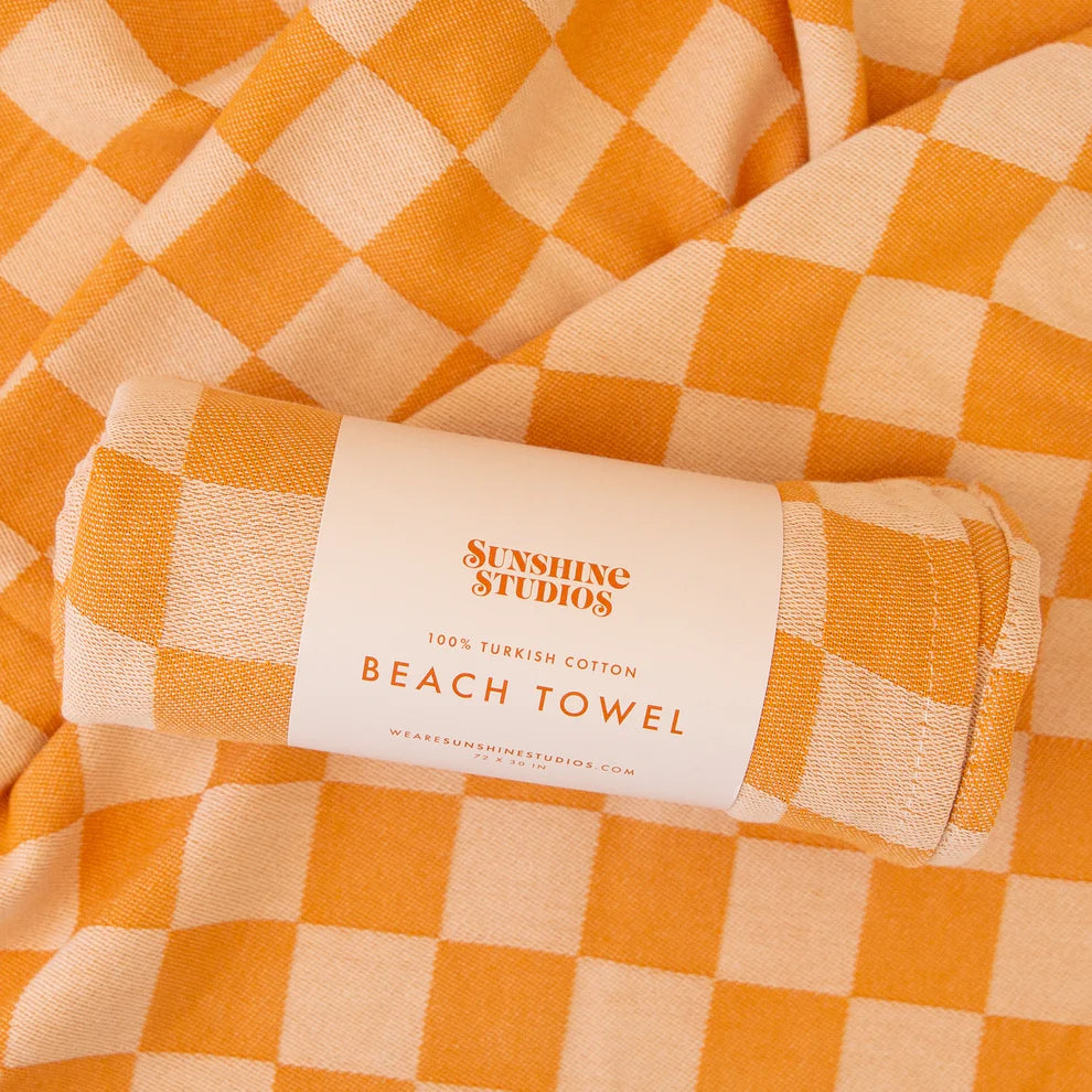 Sunshine Studios - Beach Towel - Checker (Add-On)