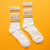 Sunshine Studios - California Striped Ribbed Crew Socks (Add-On)