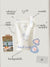 Candella - Original Sand Candle - Unscented - Discovery Size (Add-On)