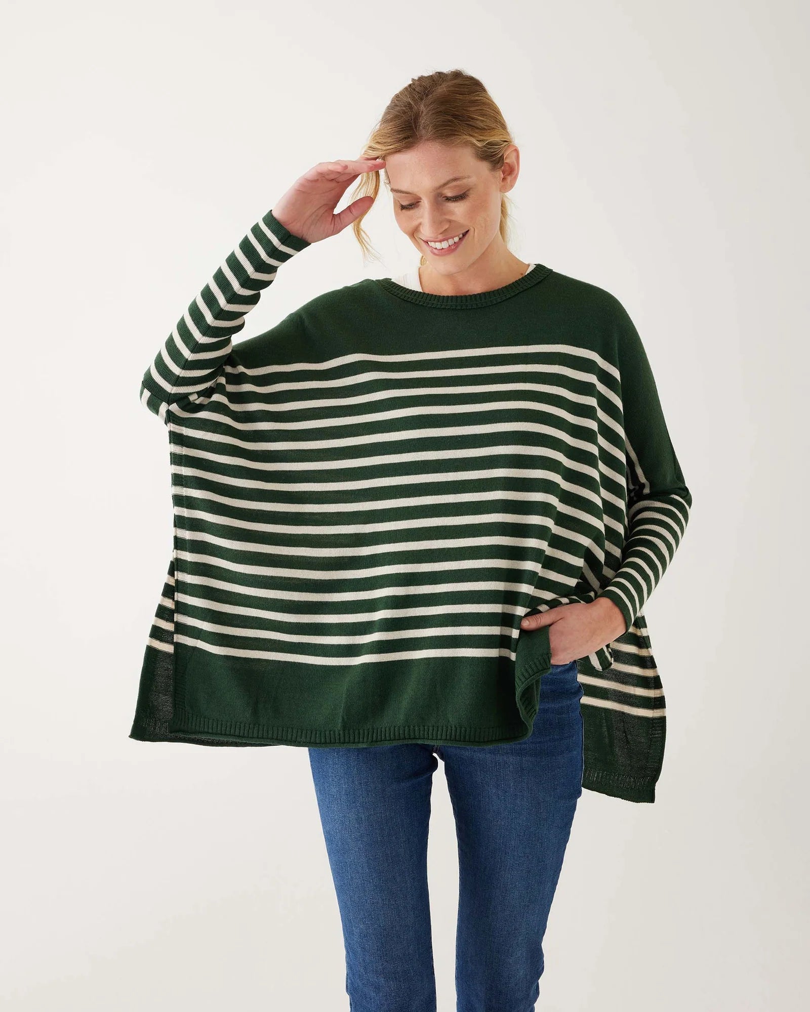 MerSea - Catalina Sweater - Juniper Stripes (Add-On)