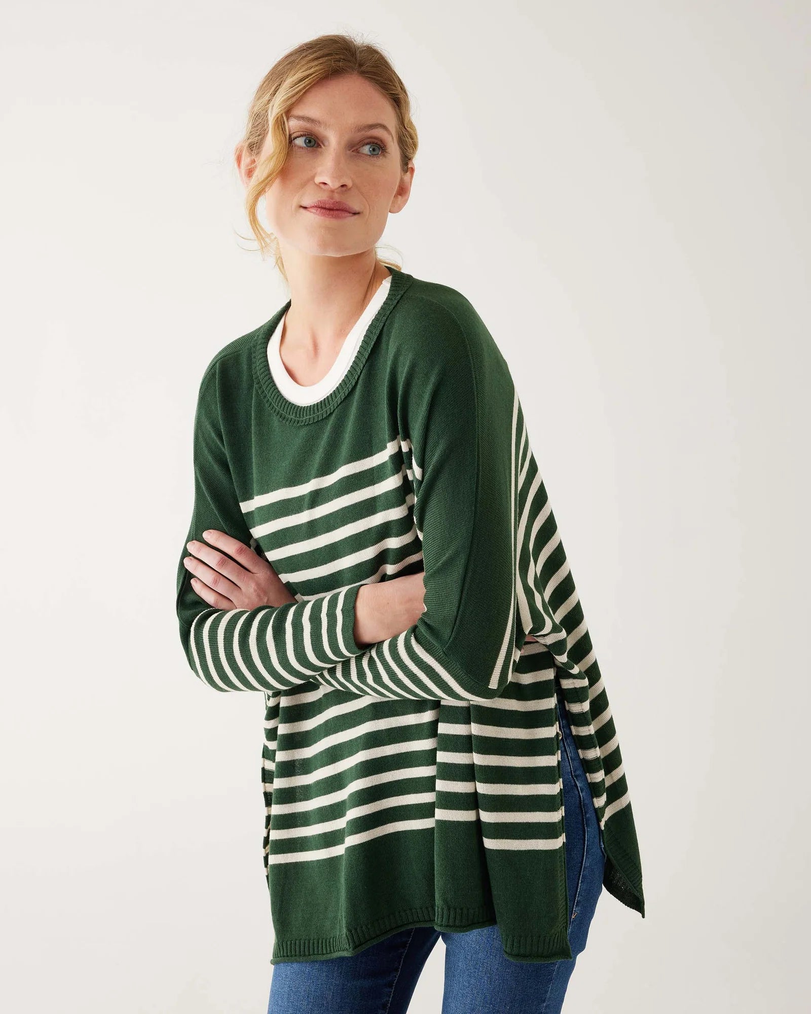 MerSea - Catalina Sweater - Juniper Stripes (Add-On)