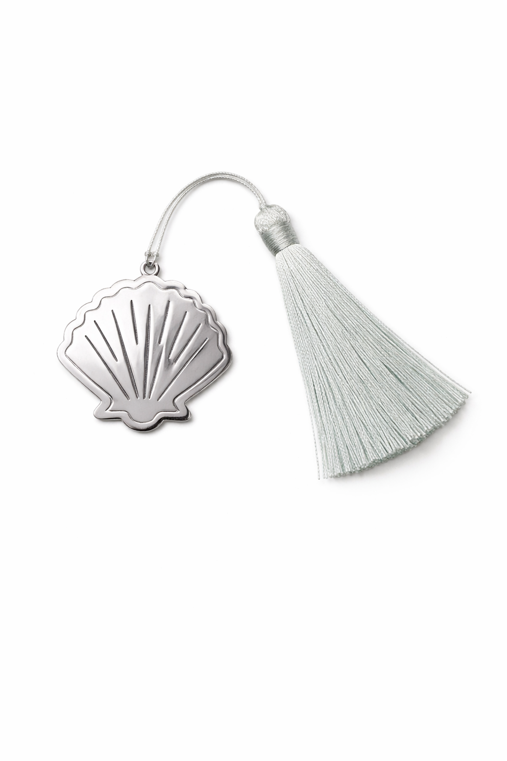 Beachly - The Seaside Stories Shell Metal Bookmark with Tassel