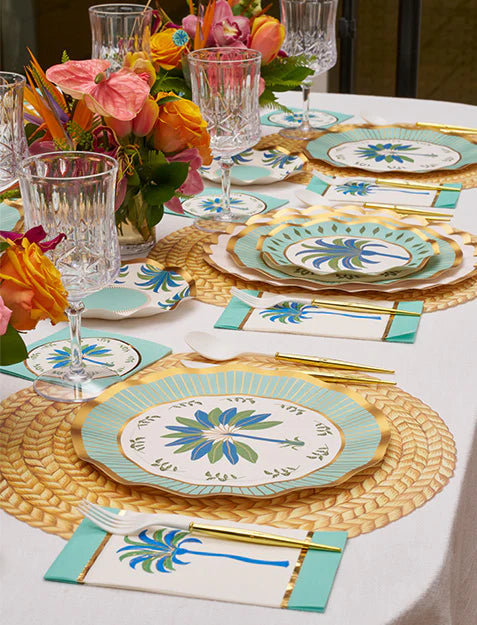 Sophistiplate - Preppy Palm 126pc Table Setting - Service for 8 (Add-On)