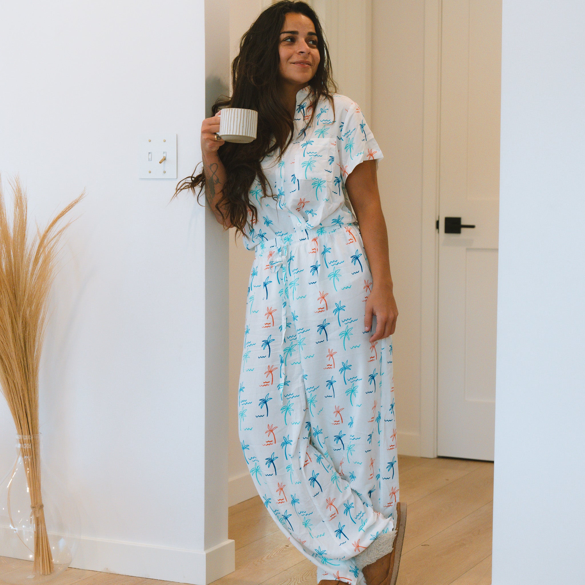 Island Haus Co - The Palm Beach Pajama Set
