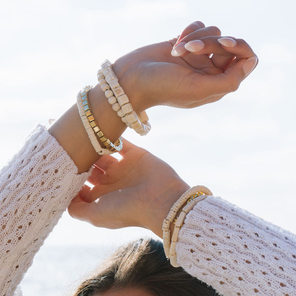 Beachly - The Golden Hour Stack Bracelet Set