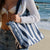 Caribbean Joe - The Frayed Striped Canvas Tote - Navy Combo