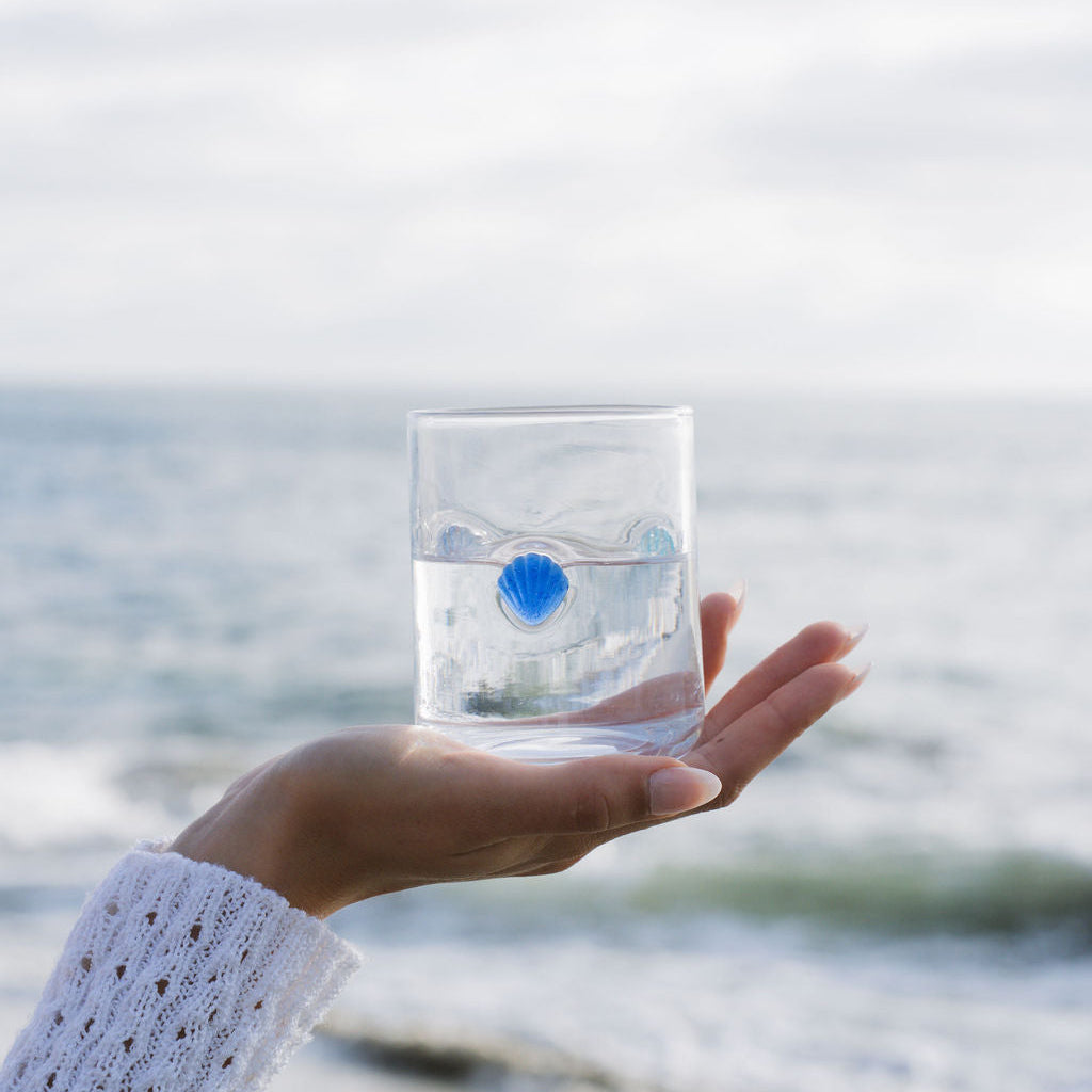 Beachly - The Shell Icon Glass 2 Piece Set