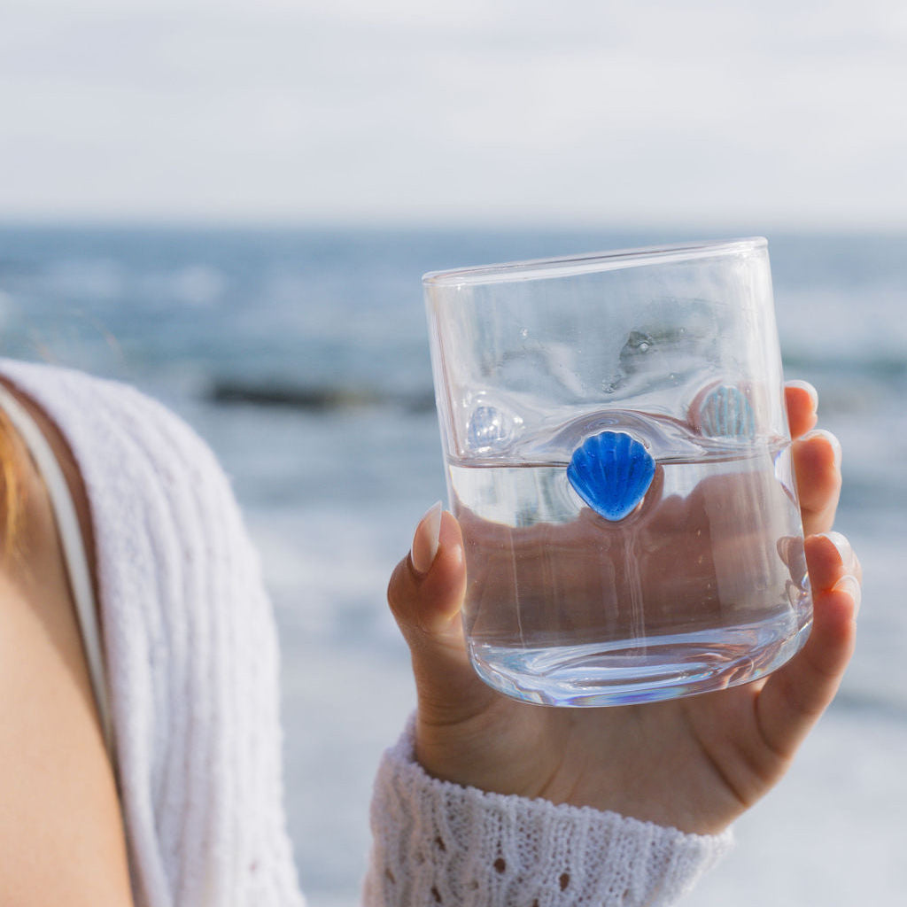Beachly - The Shell Icon Glass 2 Piece Set