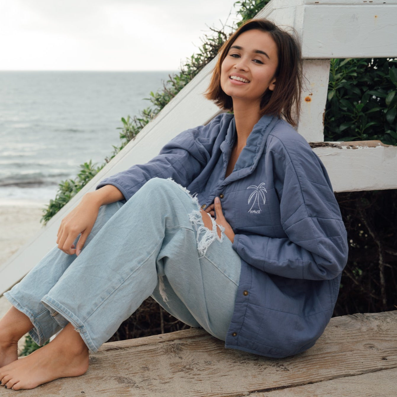 Amuse Society - The Sea Breeze Quilted Jacket (+)