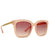Diff Eyewear - Hailey Sunglass & Cleaning Kit Bundle - Pink Crystal + Rose Gradient Lens (Add-On)