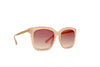 Diff Eyewear - Hailey Sunglass & Cleaning Kit Bundle - Pink Crystal + Rose Gradient Lens