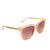 Diff Eyewear - Hailey Sunglass & Cleaning Kit Bundle - Pink Crystal + Rose Gradient Lens (Add-On)