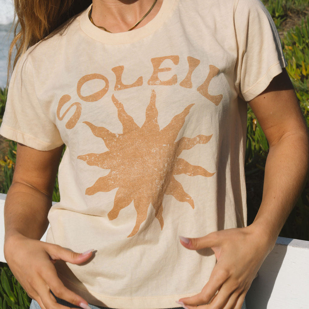Chaser - The Soleil Tee - Natural