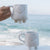 Beachly - The Morning Tide Set of 2 Shell-Inspired Ceramic Mugs