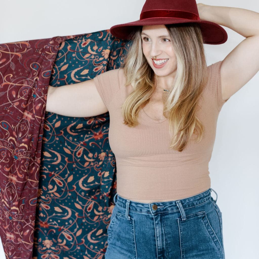 Gyal Bashy - EcoVero™ Viscose Reversible Printed Kimono (Add-On)