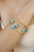 Ettika - Turquoise Nugget Bracelet Set
