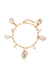 Ettika - Paperclip Chain Multi-Shell Charm Anklet