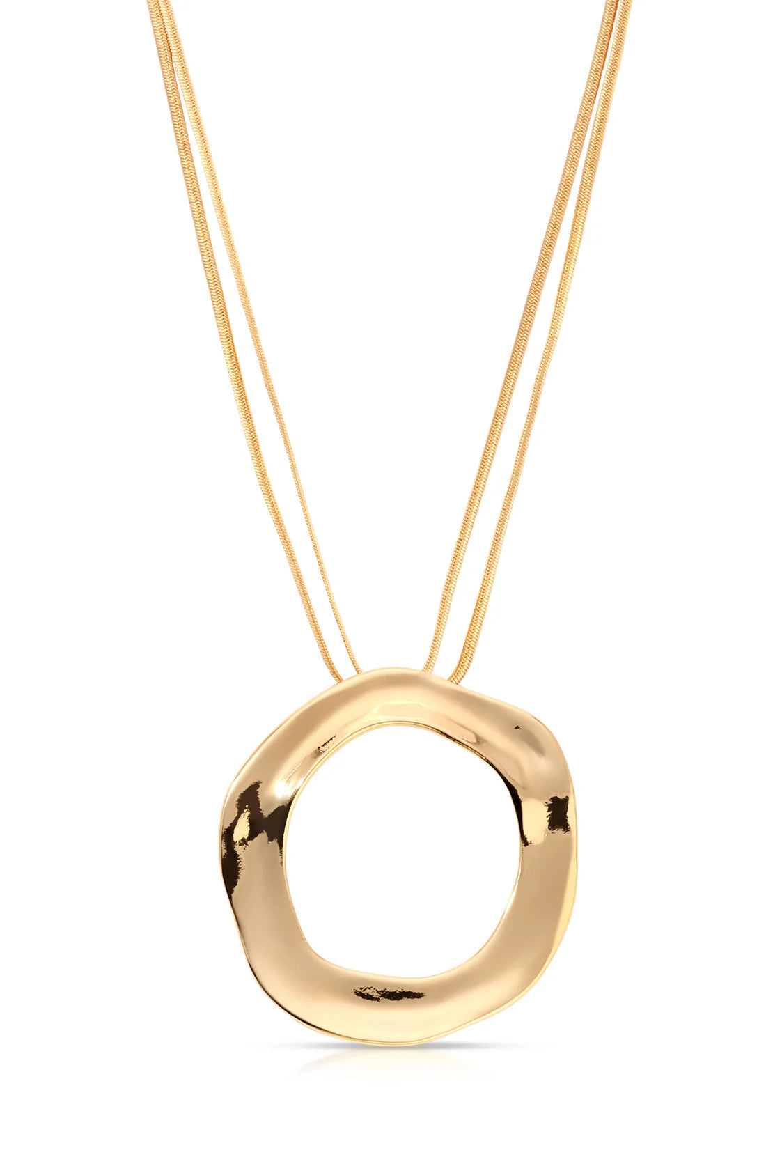 Ettika - Open Circle Necklace - Gold