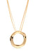 Ettika - Open Circle Necklace - Gold
