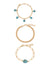 Ettika - Turquoise Nugget Bracelet Set