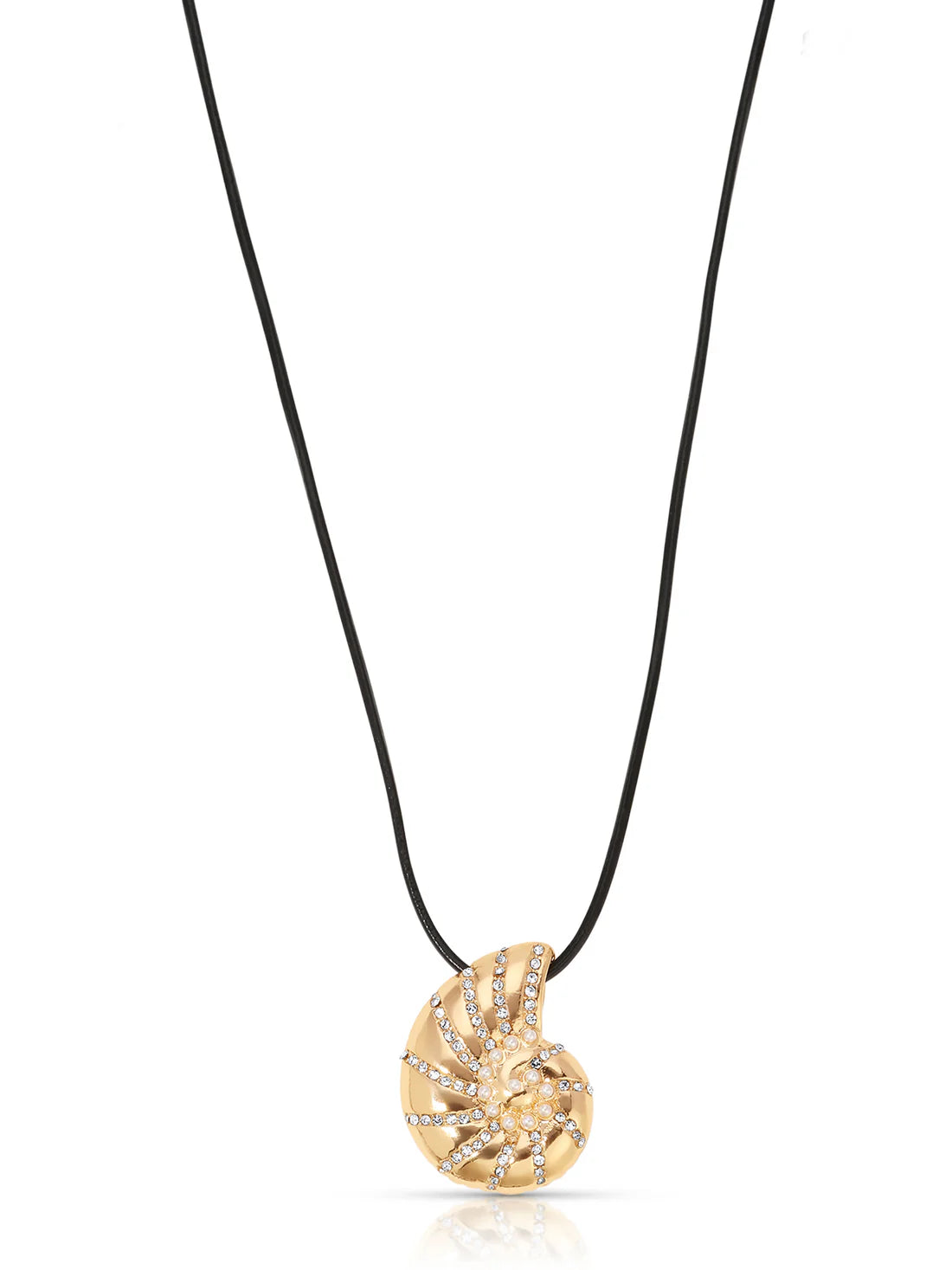 Ettika - Nautilus Shell Cord Necklace