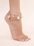 Ettika - Paperclip Chain Multi-Shell Charm Anklet