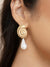 Ettika - Nautilus Shell Freshwater Pearl Earrings