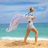 Enchante Home - Indigo Round Beach Towel