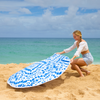 Enchante Home - Indigo Round Beach Towel