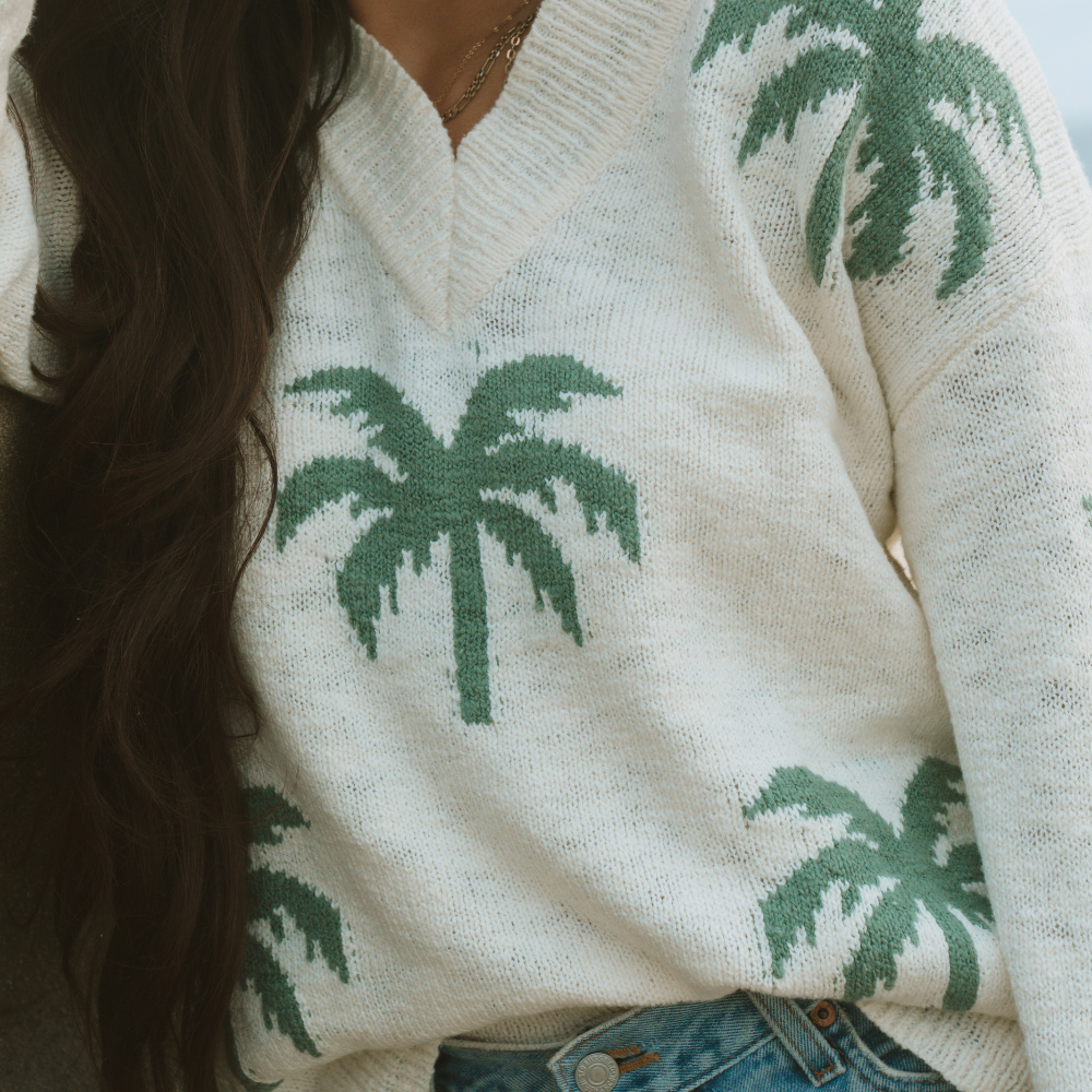Beachly - The Palm Breeze Sweater