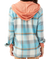 O'Neill - Logan Flannel Top - Winter White (Add-On)