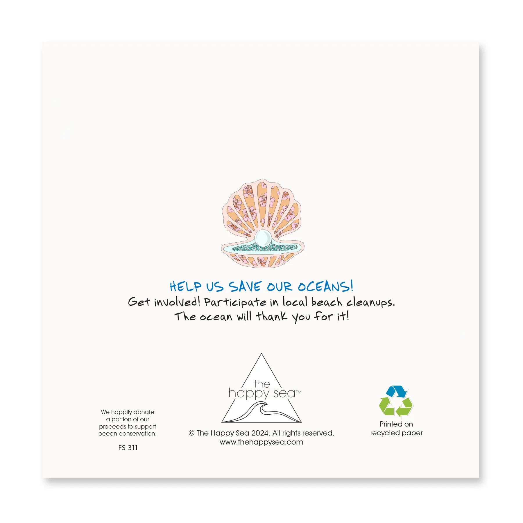 The Happy Sea - You're A Treasure Card (Add-On)