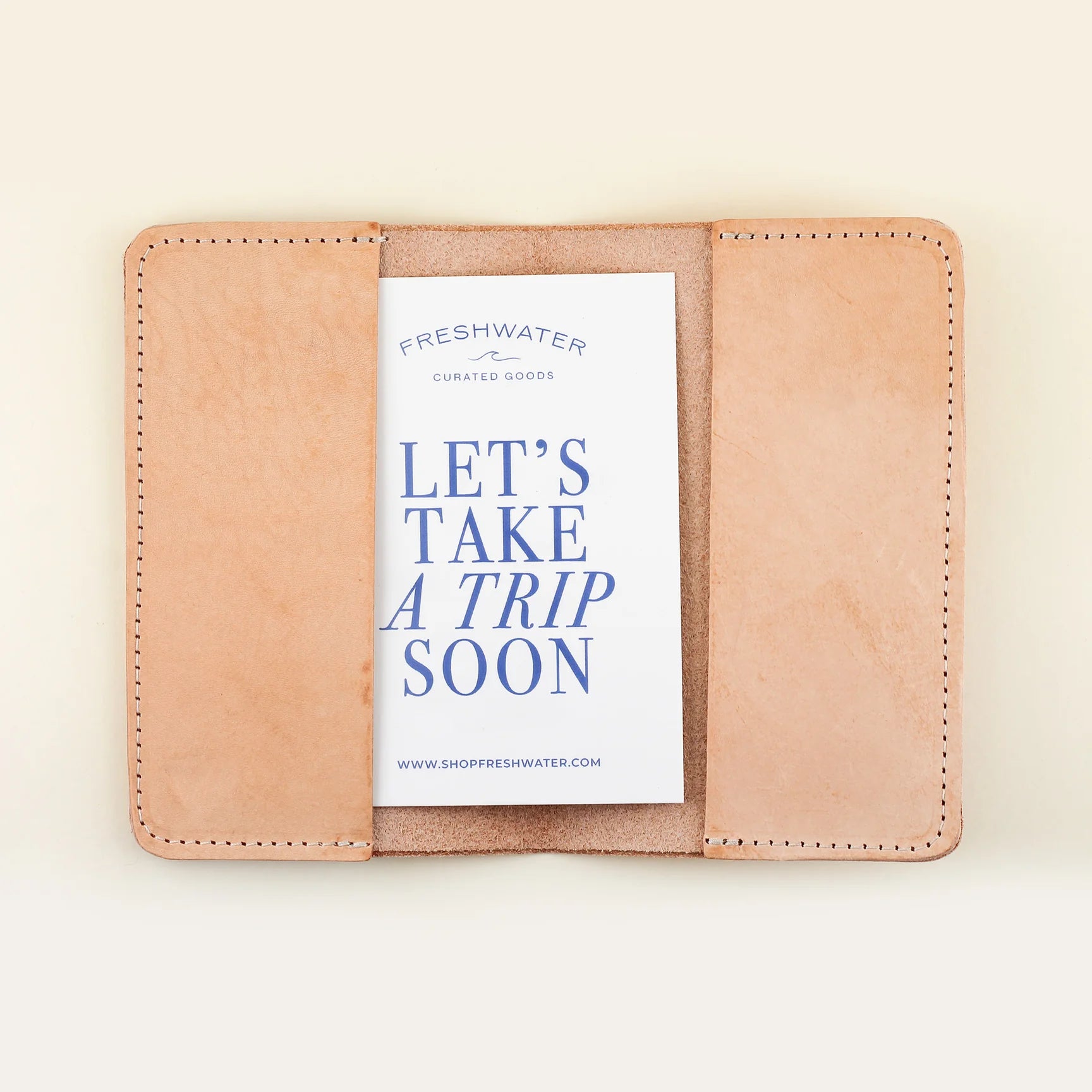 Freshwater Curated Goods - Bon Voyage Passport Holder (Add-On)