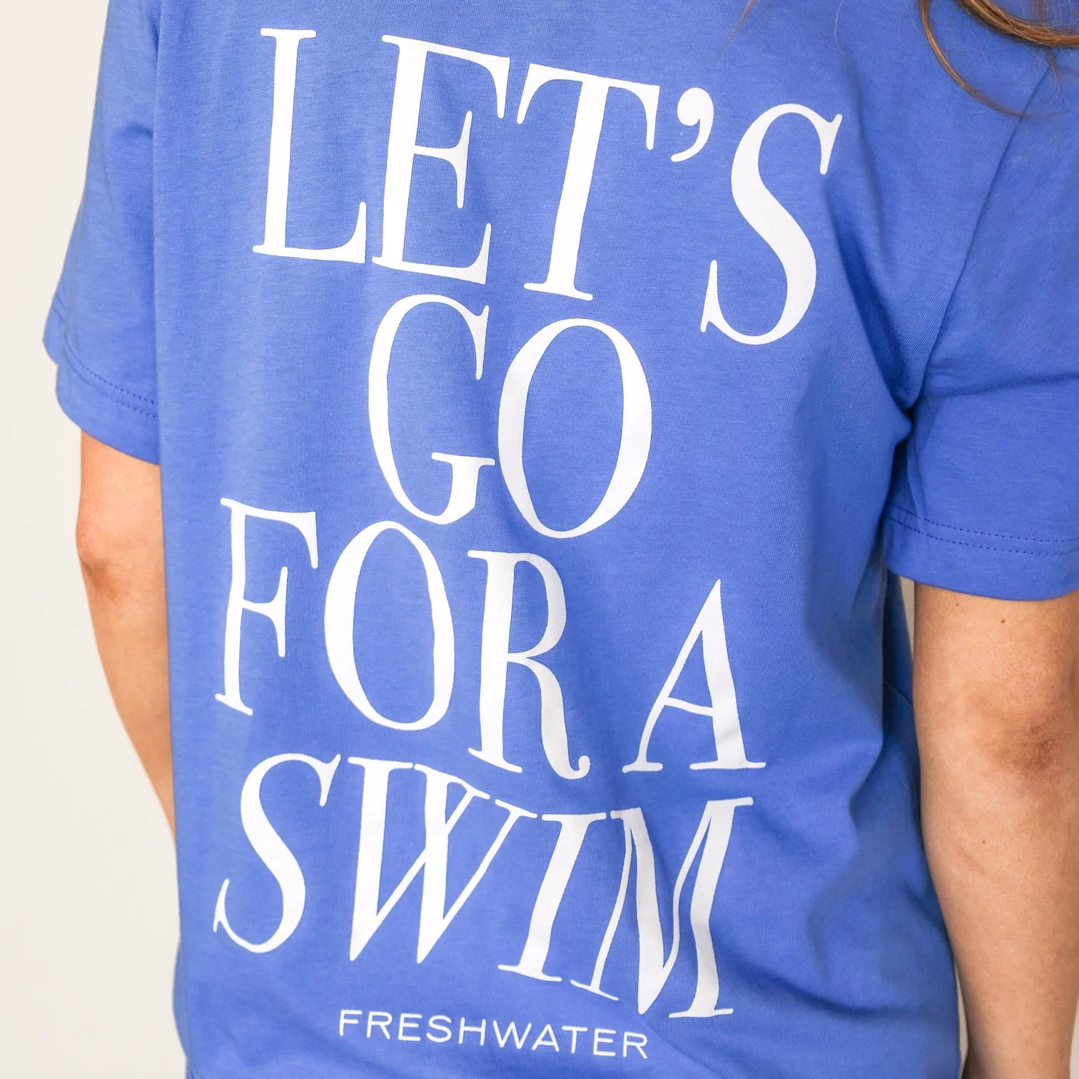 Freshwater Curated Goods -  Let's Go for a Swim Tee (Add-On)