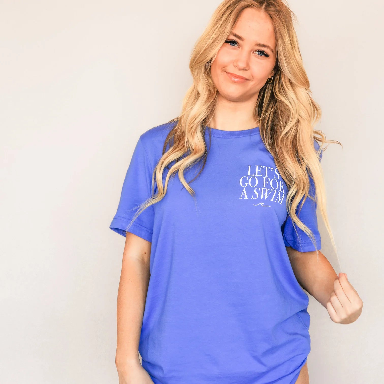 Freshwater Curated Goods -  Let's Go for a Swim Tee (Add-On)