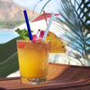 Shaka Love - Glass Straws: ALOHA Mixed Colors- 6 inches